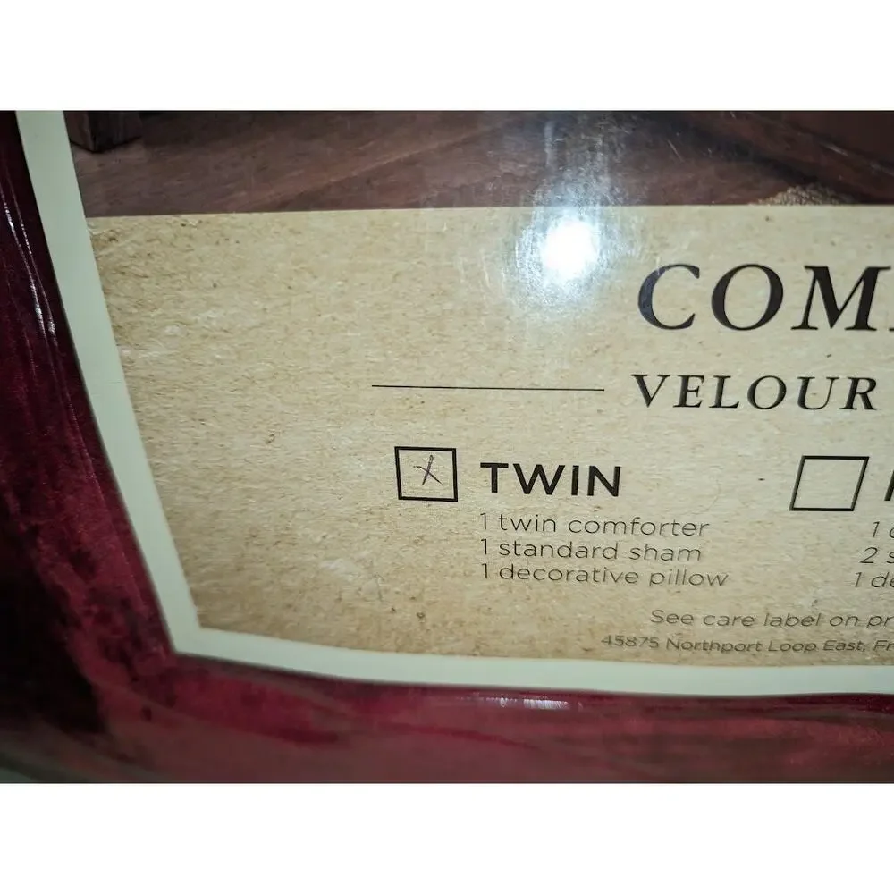Woolrich TwIn NEW 3 Piece Comforter Sham Set Sherpa Faux Fur Bear Pillow CABIN